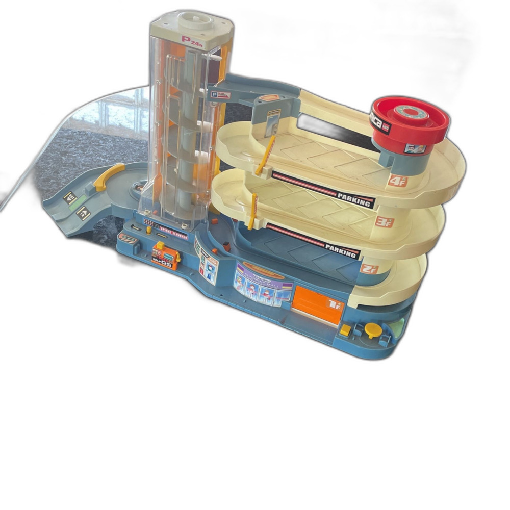 Tomica Super Auto Parking Garage Playset with Elevator – Used, Tested